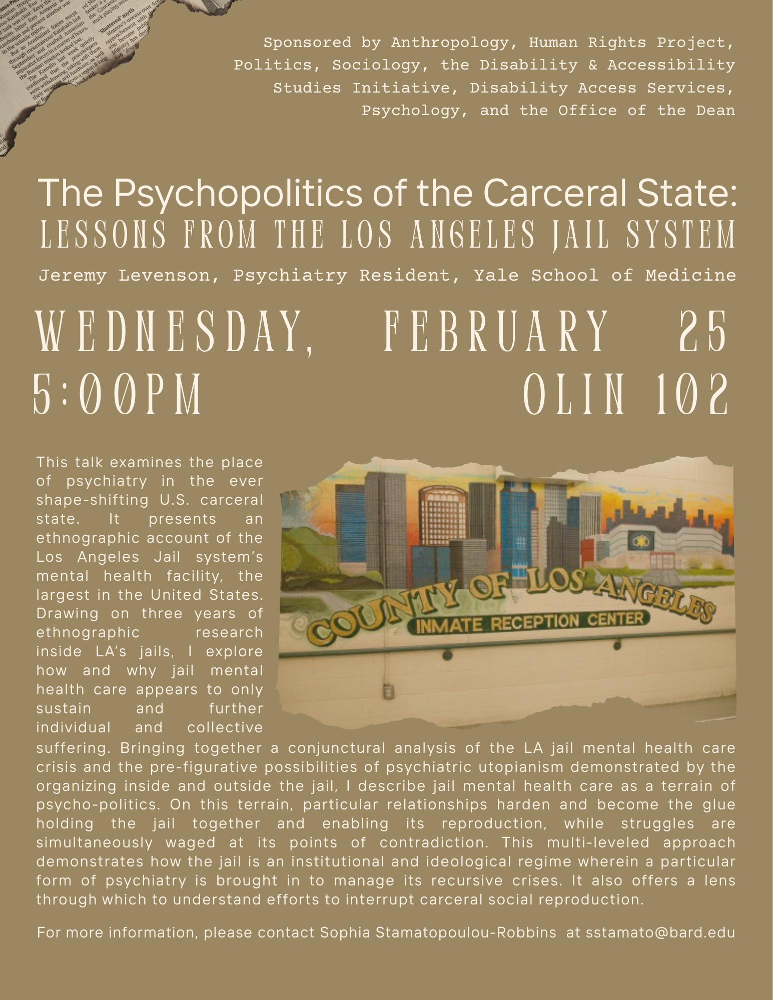 The Psychopolitics of the Carceral State:&nbsp;Lessons from the Los Angeles Jail System