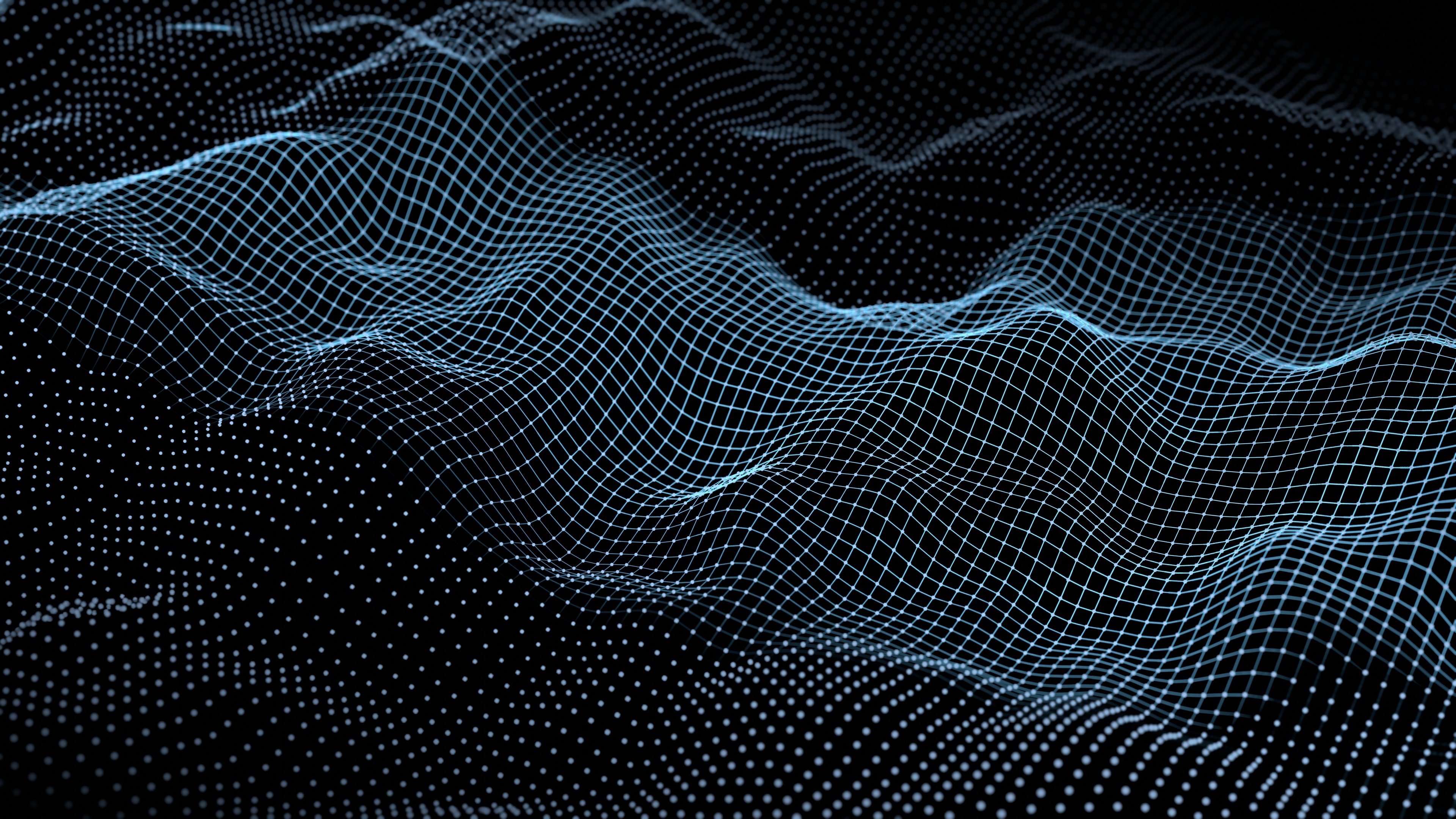 A graphic of waves in space.; Quantum Information Scrambling for Precision Metrology and Tests of Quantum Advantage