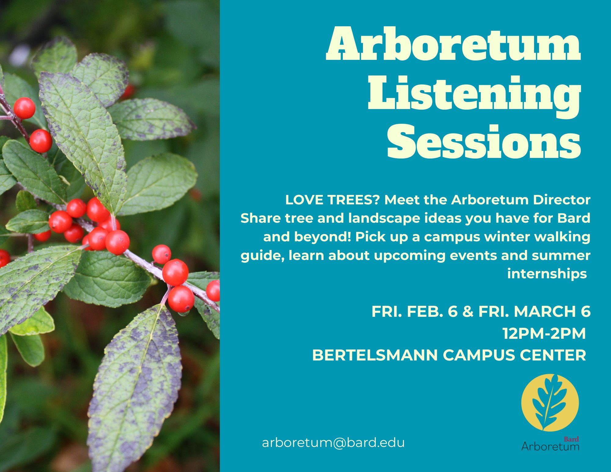 Arboretum Listening Sessions