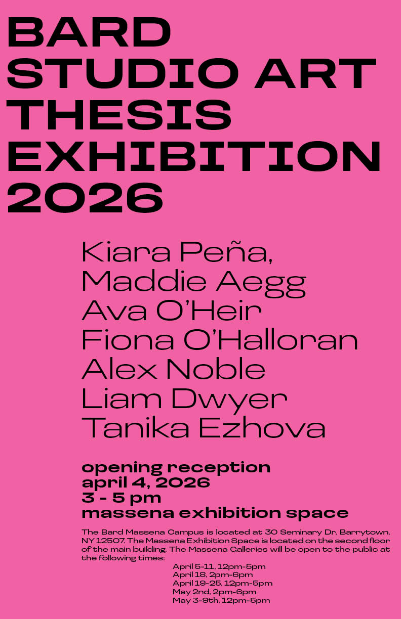 Bard studio arts thesis exhibition.; Visit https://studioartthesisexhibitionmassena1