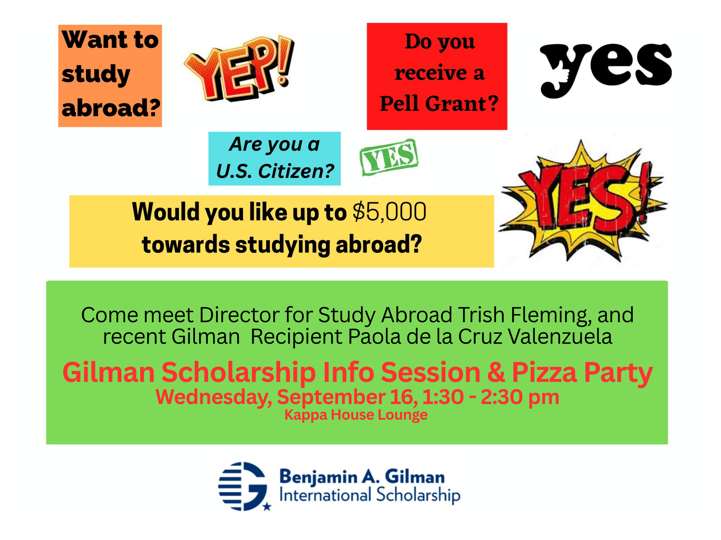 Gilman Study Abroad Scholarship Info Session