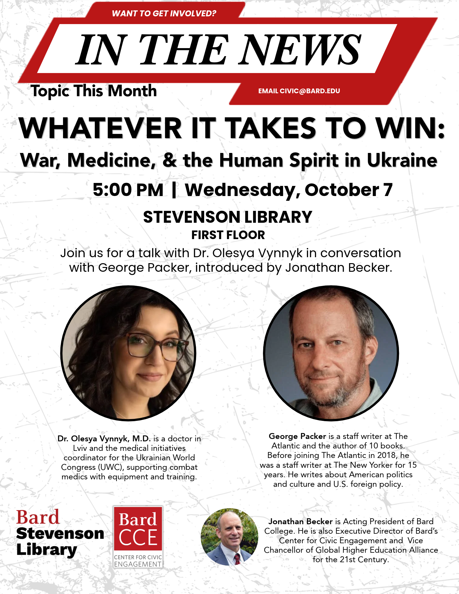 In the News: WHATEVER IT TAKES TO WIN:&nbsp;War, Medicine, &amp; the Human Spirit in Ukraine&nbsp;