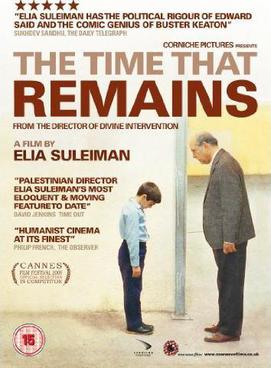 The poster for the film The Time That Remains; MES Fall Film Series Screening: The Time That Remains (2009) dir. Elia Suleiman, 1h49 mins.