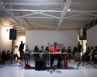 NIC Kay,&nbsp;RENEGADE (Wait Go Uh), 2022. Three-part presentation: performance, site-responsive sculpture, and installation. Photo: Jane Sartwell.